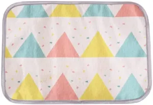 Veewon Colorful Pet Dog Mat Summer Ice Silk Pad Sleeping Mat Ice Cooling Pad for Cat Dog, 50 * 40cm