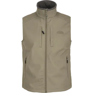 Windproof Soft Shell Vest - Timber Wolf Khaki
