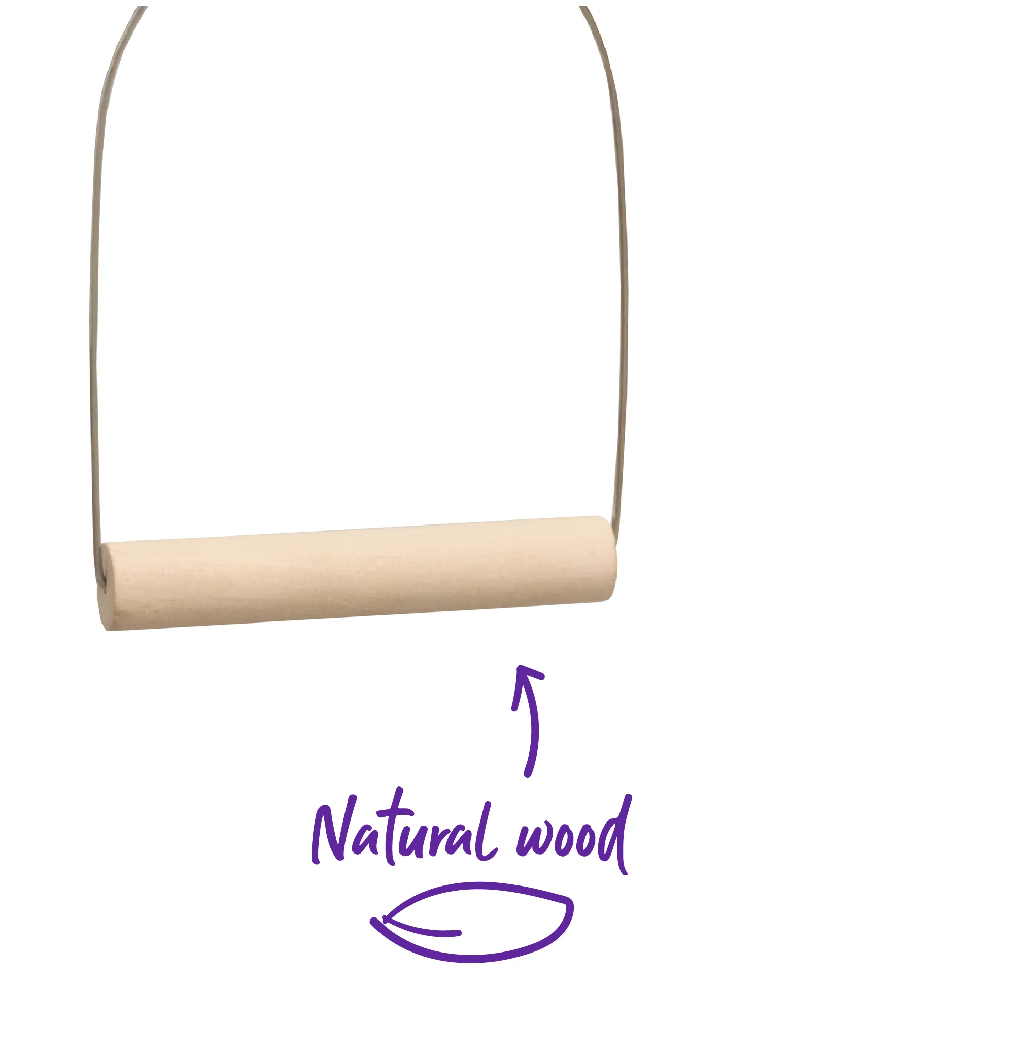 Wooden D Swing